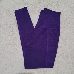 Beyond Yoga Dark Purple Spacedye Leggings - Small
